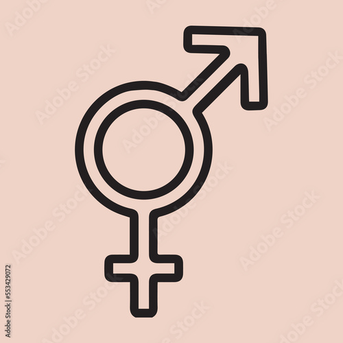 This vector file contains the symbol of gender equality and gender diversity. Gender discrimination should stop. You can use this file in your design and and animation.