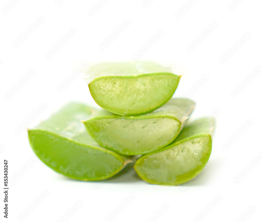 custom made wallpaper toronto digitalclose up fresh sliced aloe vera on white background
