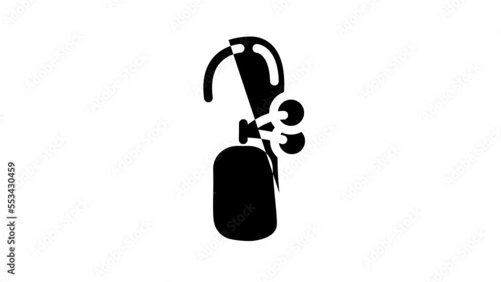 cute footwear glyph icon animation cute footwear glyph icon animation