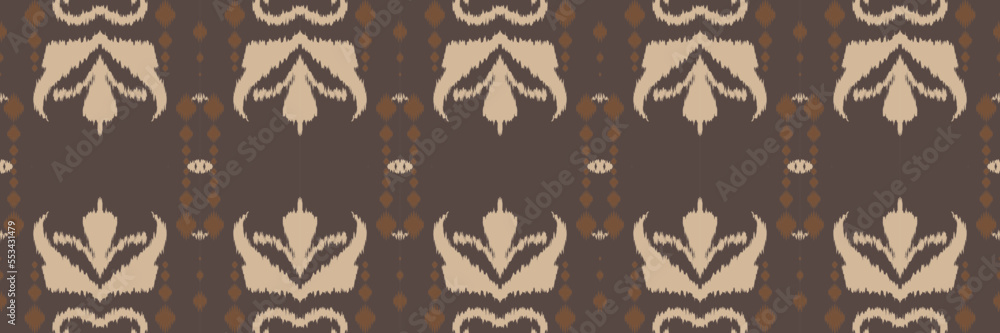 Ikat flower batik textile seamless pattern digital vector design for Print saree Kurti Borneo Fabric border brush symbols swatches cotton Ikat flower batik textile seamless pattern digital vector design for Print saree Kurti Borneo Fabric border brush symbols swatches cotton