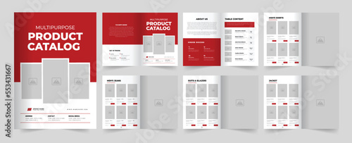 Catalog template or Product Catalogue or Catalog layout
