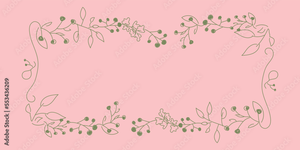 Vector. Merry Christmas and Happy New Year floral background, copy space for text. Rustic horizontal frame template for Christmas cards, wedding invitations, party invitations. Hand-drawn sketch. Vector. Merry Christmas and Happy New Year floral background, copy space for text. Rustic horizontal frame template for Christmas cards, wedding invitations, party invitations. Hand-drawn sketch.