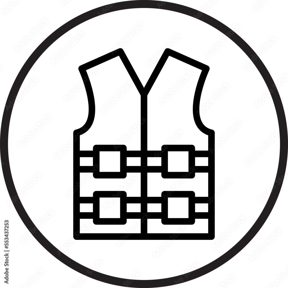Life Vest Icon Style Life Vest Icon Style
