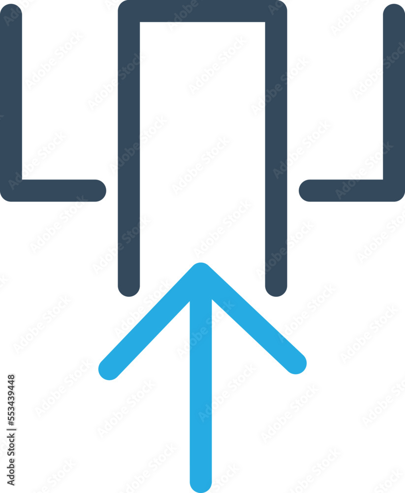 Top Arrow Vector Icon
