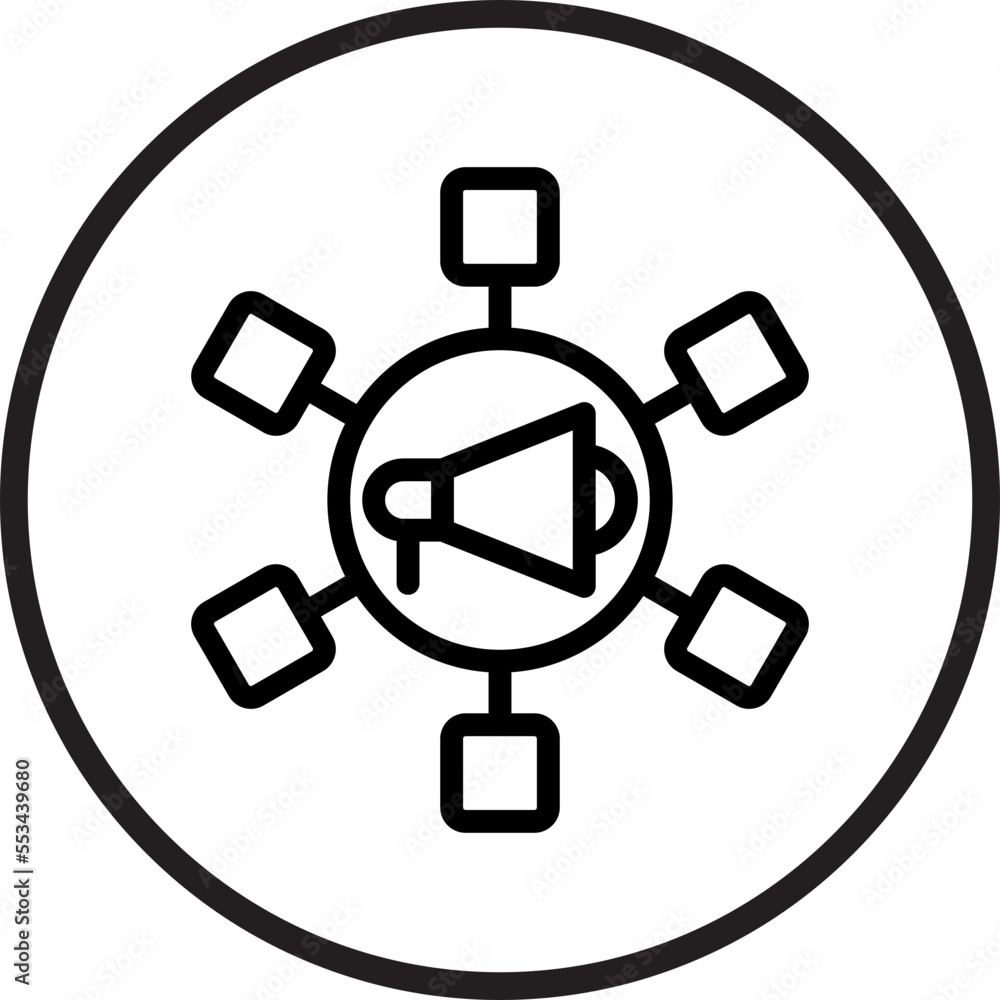 Viral Marketing Icon Style Viral Marketing Icon Style