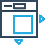 Display Layout Vector Icon
