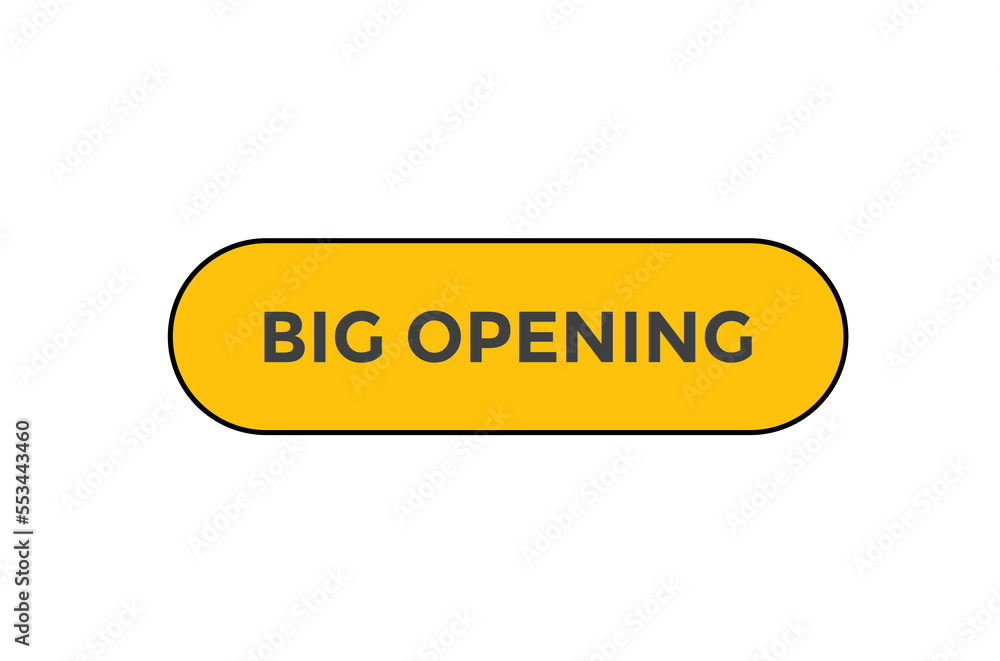 Big opening button web banner template Vector Illustration
Big opening button web banner template Vector Illustration