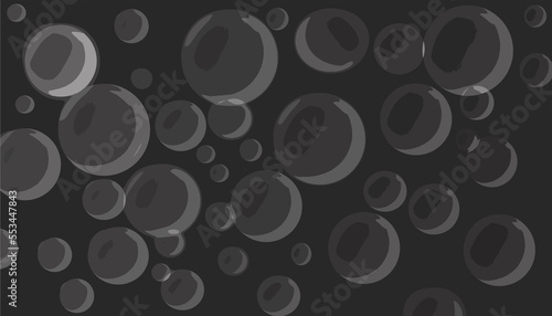 black and white circles