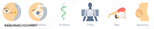 ear treatment, eye checkup, asclepius