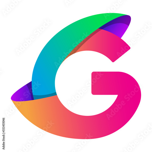 Free Download Letter G colorful vector logo design inspirations - GFXLoad