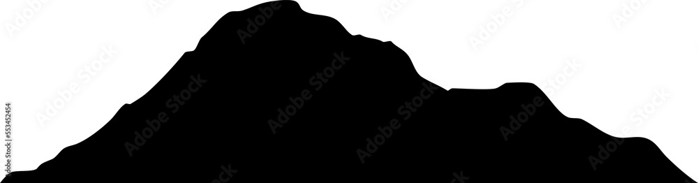 mountain silhouette mountain silhouette