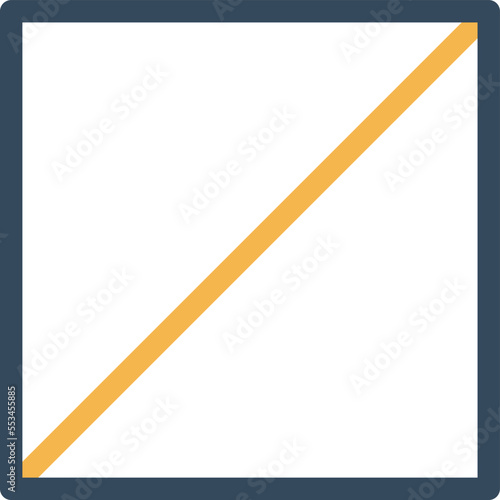 Half shape Vector Icon 