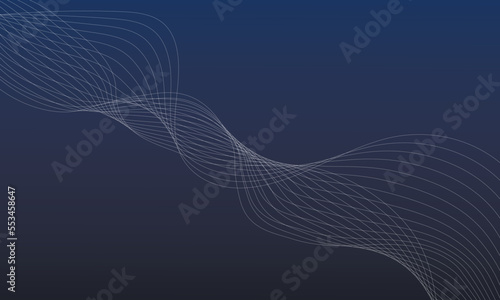 abstract blue wave background