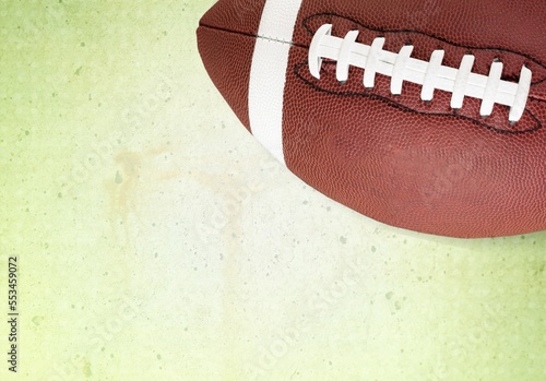 Classic leather american Football ball