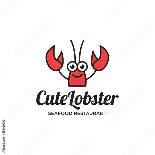 Seafood logo design restaurant fresh crab and shrimp logo for label product and seafood shop 