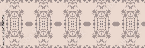 Ikat seamless pattern tribal art Geometric Traditional ethnic oriental design for the background. Folk embroidery, Indian, Scandinavian, Gypsy, Mexican, African rug, wallpaper.