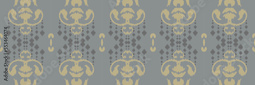 Ikat seamless pattern tribal abstract Geometric Traditional ethnic oriental design for the background. Folk embroidery, Indian, Scandinavian, Gypsy, Mexican, African rug, wallpaper.
