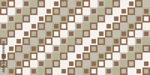 Fototapeta Naklejka Na Ścianę i Meble -  Diagonally arranged square tiles. Vector decor and print, stylish design of seamless surfaces.