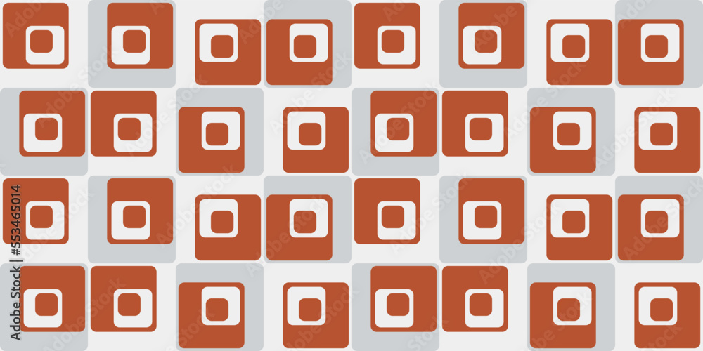 Orange squares abstract. Vector decor and print, stylish design of seamless surfaces. Orange squares abstract. Vector decor and print, stylish design of seamless surfaces.