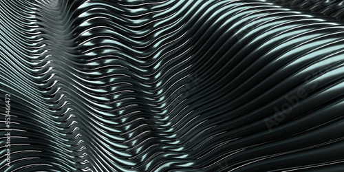 Wallpaper Mural Abstract waves 3D rendering background Torontodigital.ca