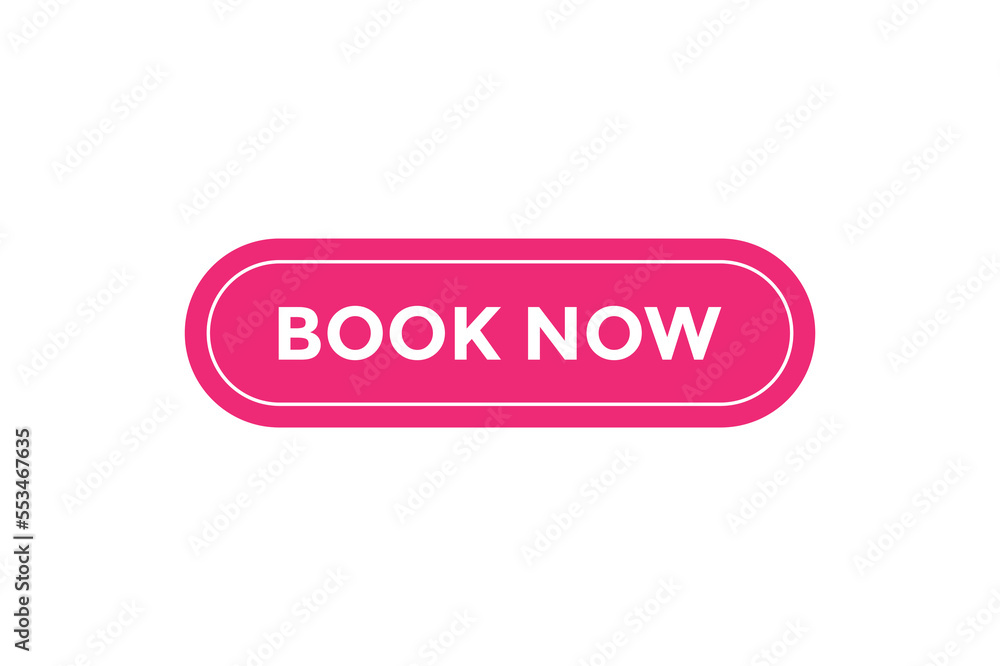 Book now button web banner template Vector Illustration Book now button web banner template Vector Illustration