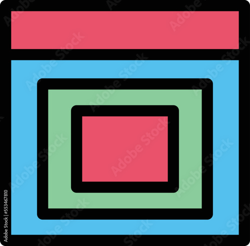 Square Shape Vector Icon
