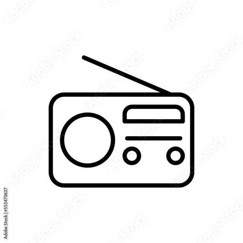 Radio icon vector design templates