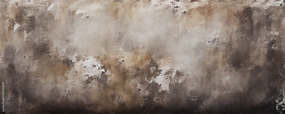 Fototapeta premium Grungy concrete wall texture with scratched paint.