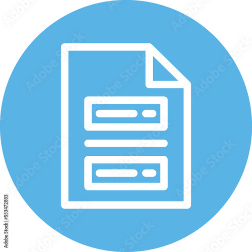 List File Vector Icon

