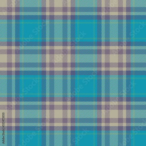 pastel plaid seamless vector pattern with twill weave