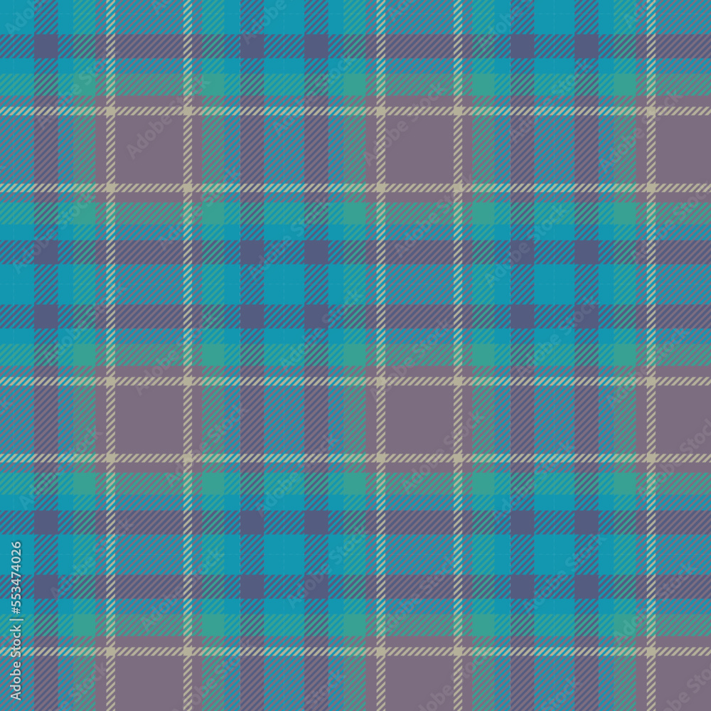 mauve & teal plaid seamless vector pattern with twill weave mauve & teal plaid seamless vector pattern with twill weave