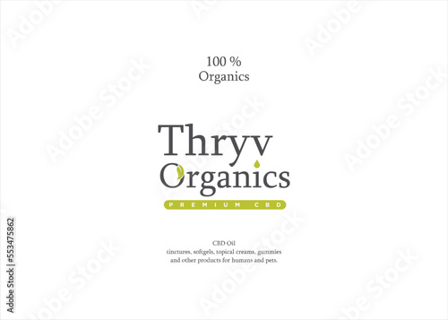 label bottle organic design product for hemp essential beauty medical