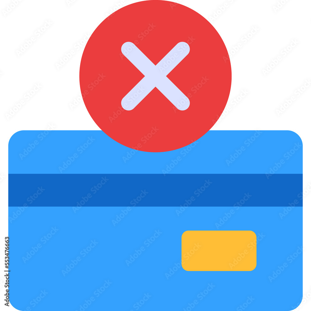 Obraz premium error credit card