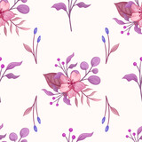 Seamless flower repeat pattern design background. Perfect for modern wallpaper, fabric, home decor, and wrapping projects.