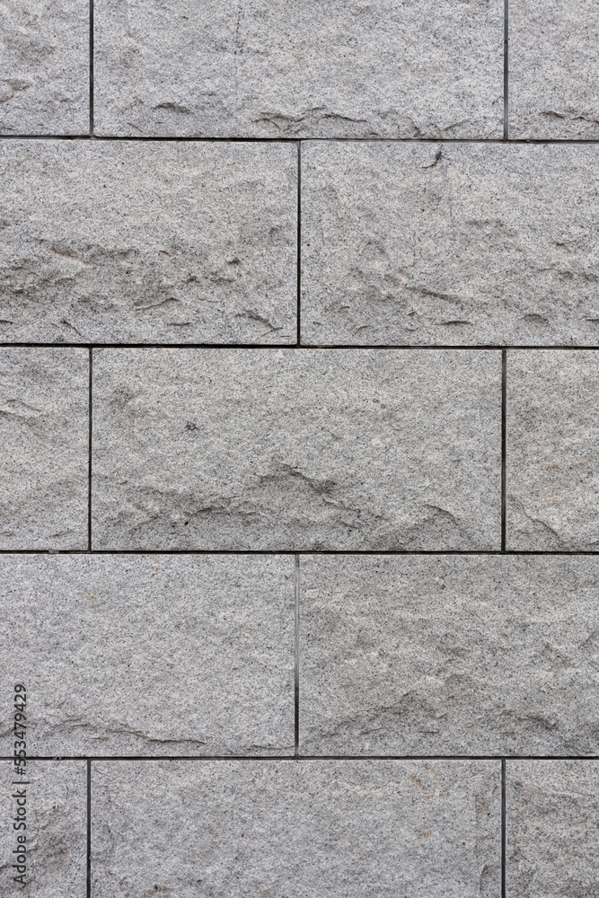 Naklejka premium 石のブロックの壁