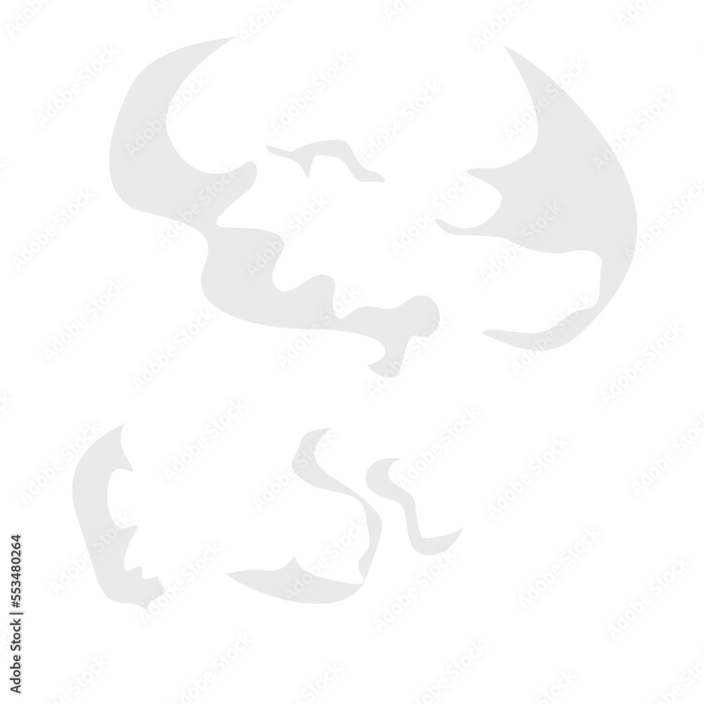 Cartoon Smoke Cloud Vector Cartoon Smoke Cloud Vector