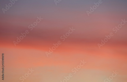 Morning sunrise beautiful sky, pastel color blurred background