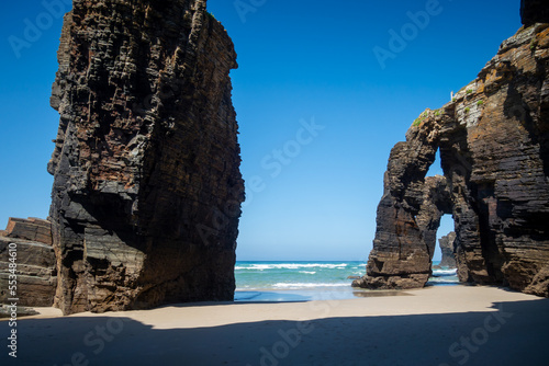 As Catedrais beach - Beach of the Cathedrals - Galicia, Spain photo