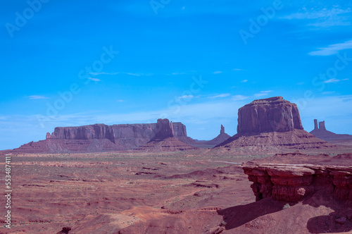 Mesas and buttes in Monument Valley  Arizona  Utah 