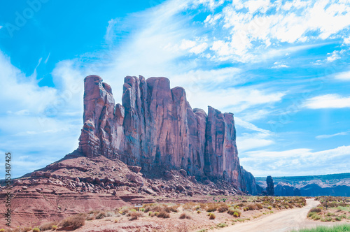 Mesas and buttes in Monument Valley, Arizona, Utah
 photo