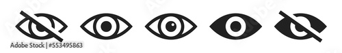 Foto Eye icon set