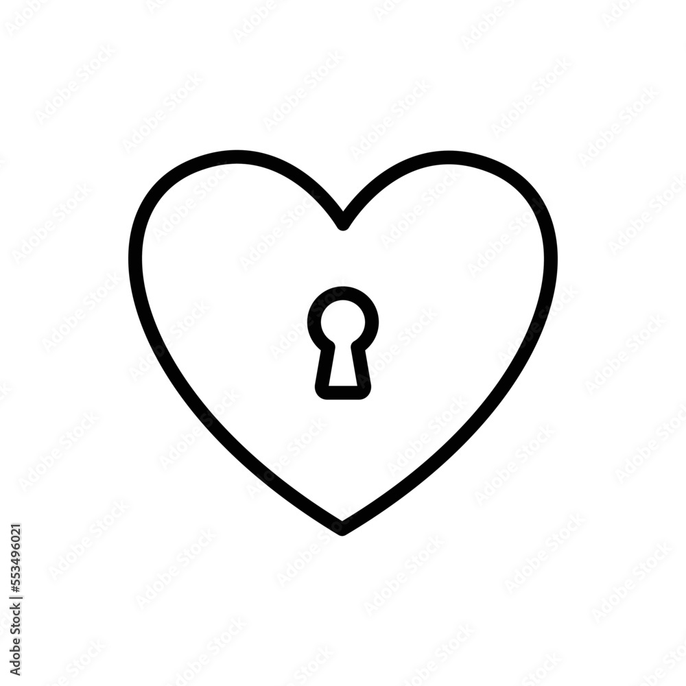 heart icon vector design template in white background heart icon vector design template in white background