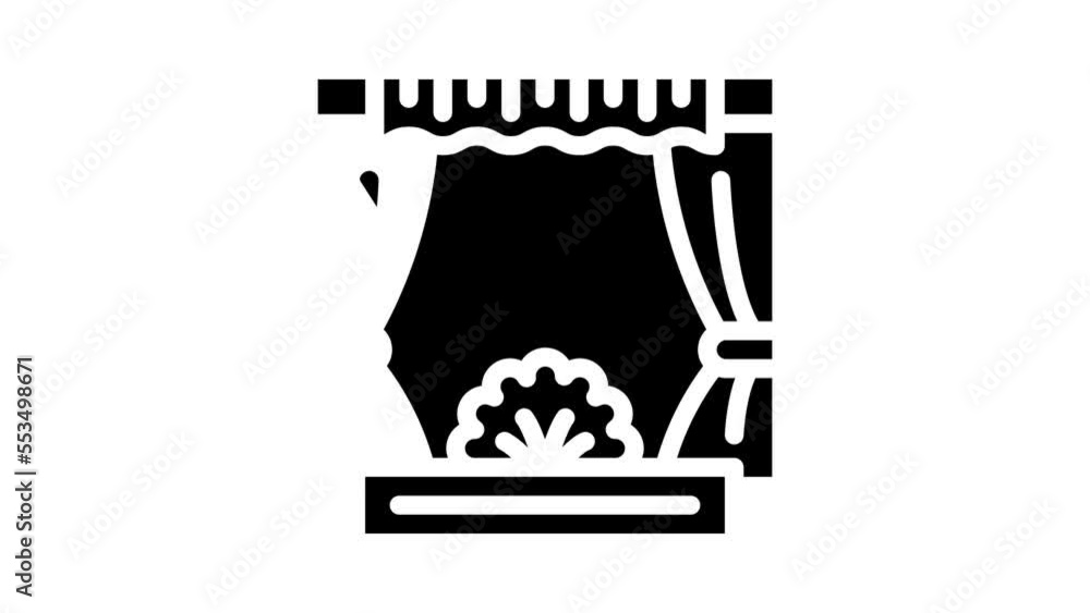 theatrical kids club glyph icon animation theatrical kids club glyph icon animation