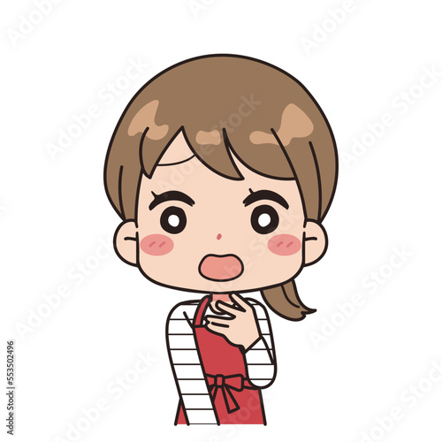 Wallpaper Mural Illustration of a woman in trouble. Torontodigital.ca