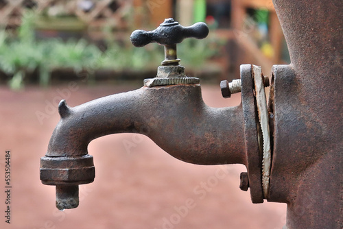 old faucet rust