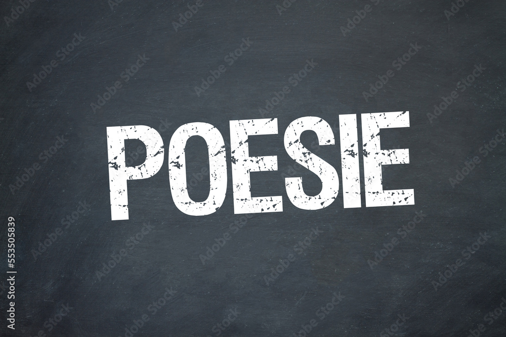 Obraz premium Poesie