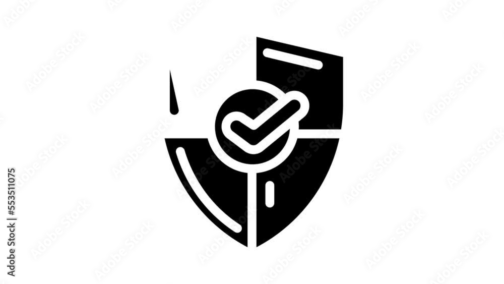 assurance compliance glyph icon animation assurance compliance glyph icon animation
