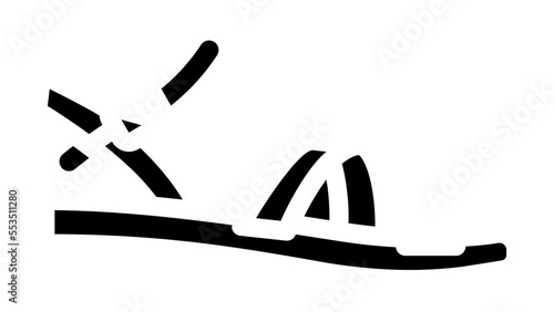 Wallpaper Mural sandals footwear glyph icon animation Torontodigital.ca