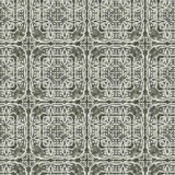 Mosaic geometric green seamless texture pattern. Trendy kaleidoscope woven design for printed fabric. Rough abstract textile design. 