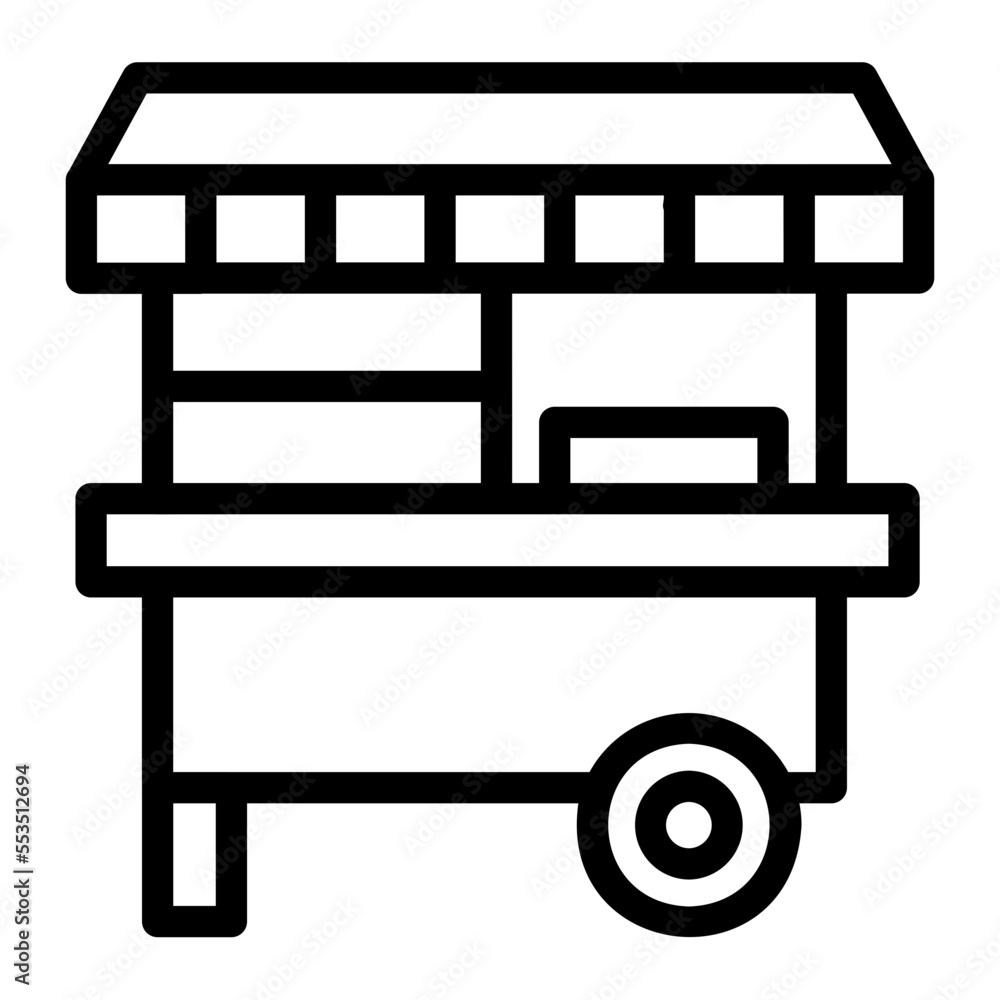 food cart icon food cart icon